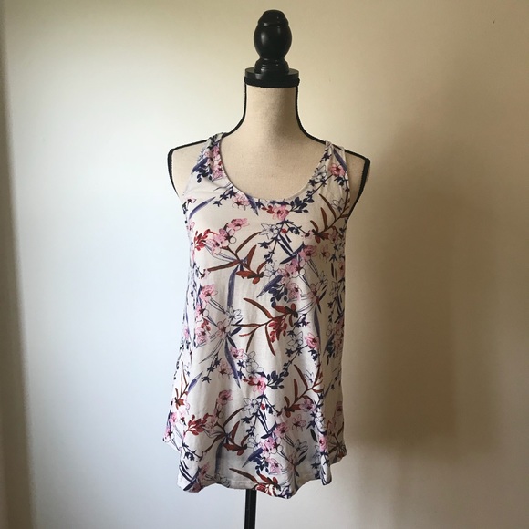 H&M Tops - ❗️FINAL❗️ H&M - Floral Tank Top